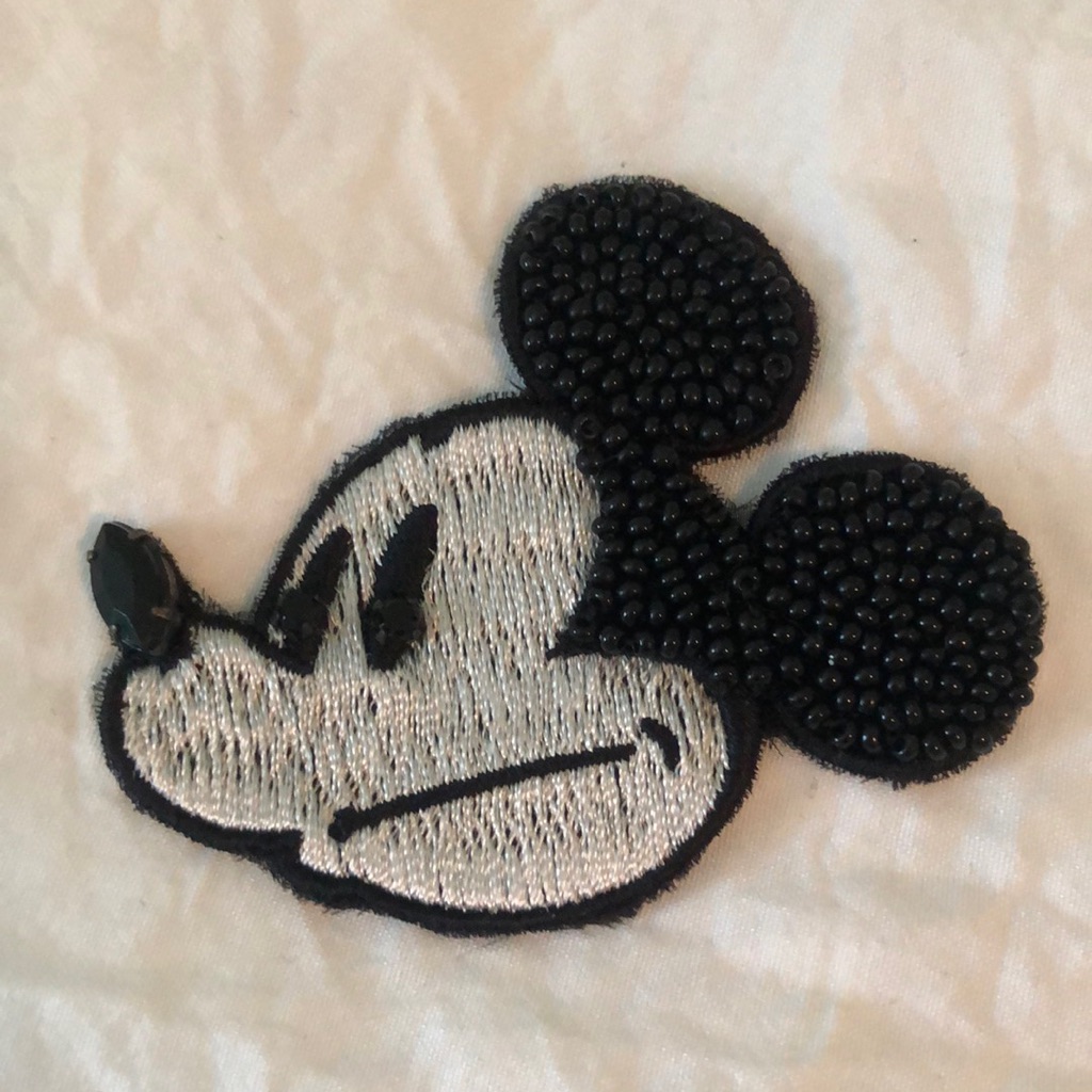 Mickey Mouse Embroidered Patch
